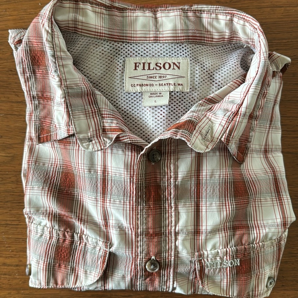 Filson men’s fishing shirt